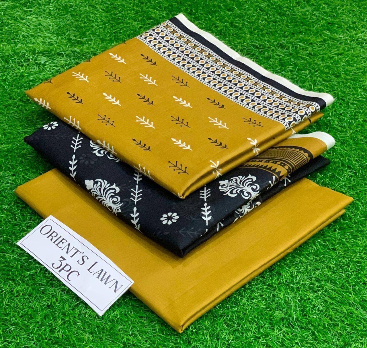 Orient Unstitched Lawn 3 Piece in Wholesale Price