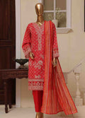 Bin Saeed Embroidered Lawn Stitched 3 Piece Suit