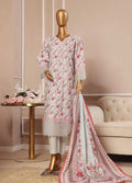Bin Saeed Embroidered Lawn Stitched 3 Piece Suit