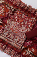 Bin Saeed Embroidered Lawn Unstitched 3 Piece Suit