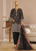Bin Saeed Embroidered Lawn Stitched 3 Piece Suit