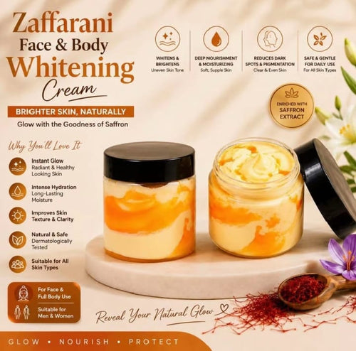 Zafaran Whitening Cream – Skin Brightening & Glow Care ✨