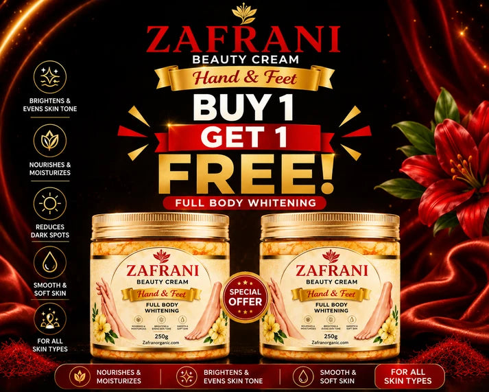Pack of Zafaran Whitening Cream – Skin Brightening & Glow Care ✨